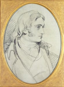 Portræt af William Lock II (1767-1847) af Norbury Park, Surrey, ca. 1800 (olieret kul på lærred)